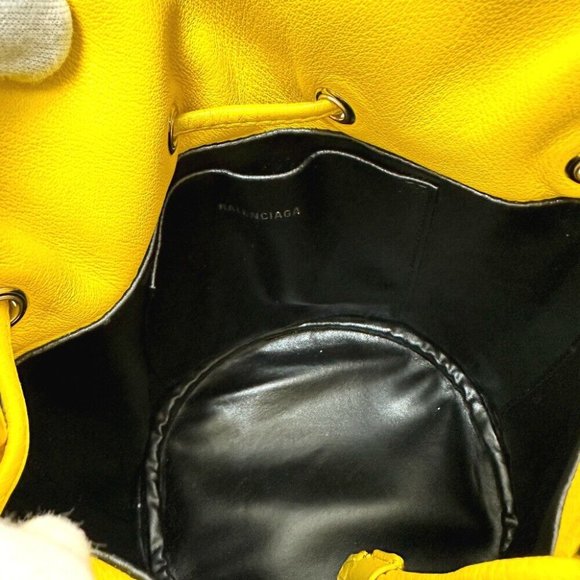 BALENCIAGA Bucket bag EVERYDAY drawstring 2WAY Hand Shoulder Bag - Picture 15 of 16